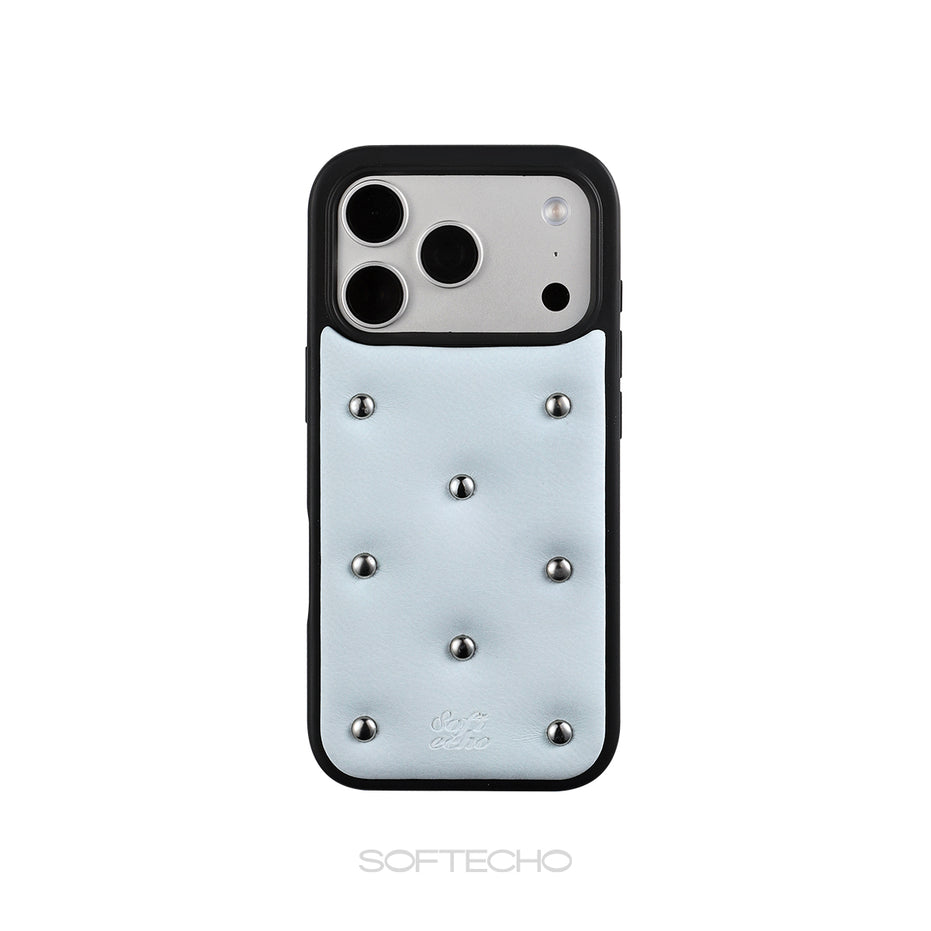 Phone case with studded design 