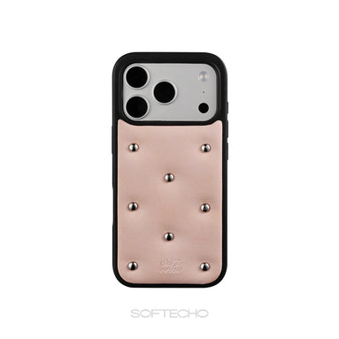 Phone case with studded design 