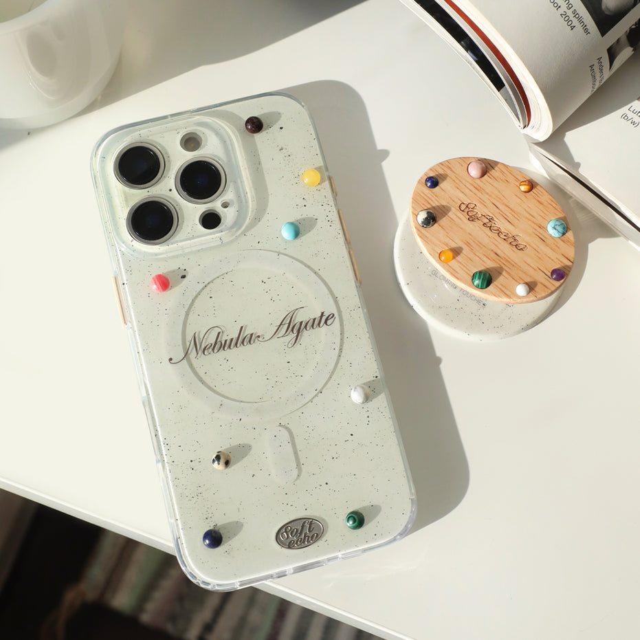 Nebula Agate Case & Stand