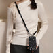 Floral Stud Leather Strap