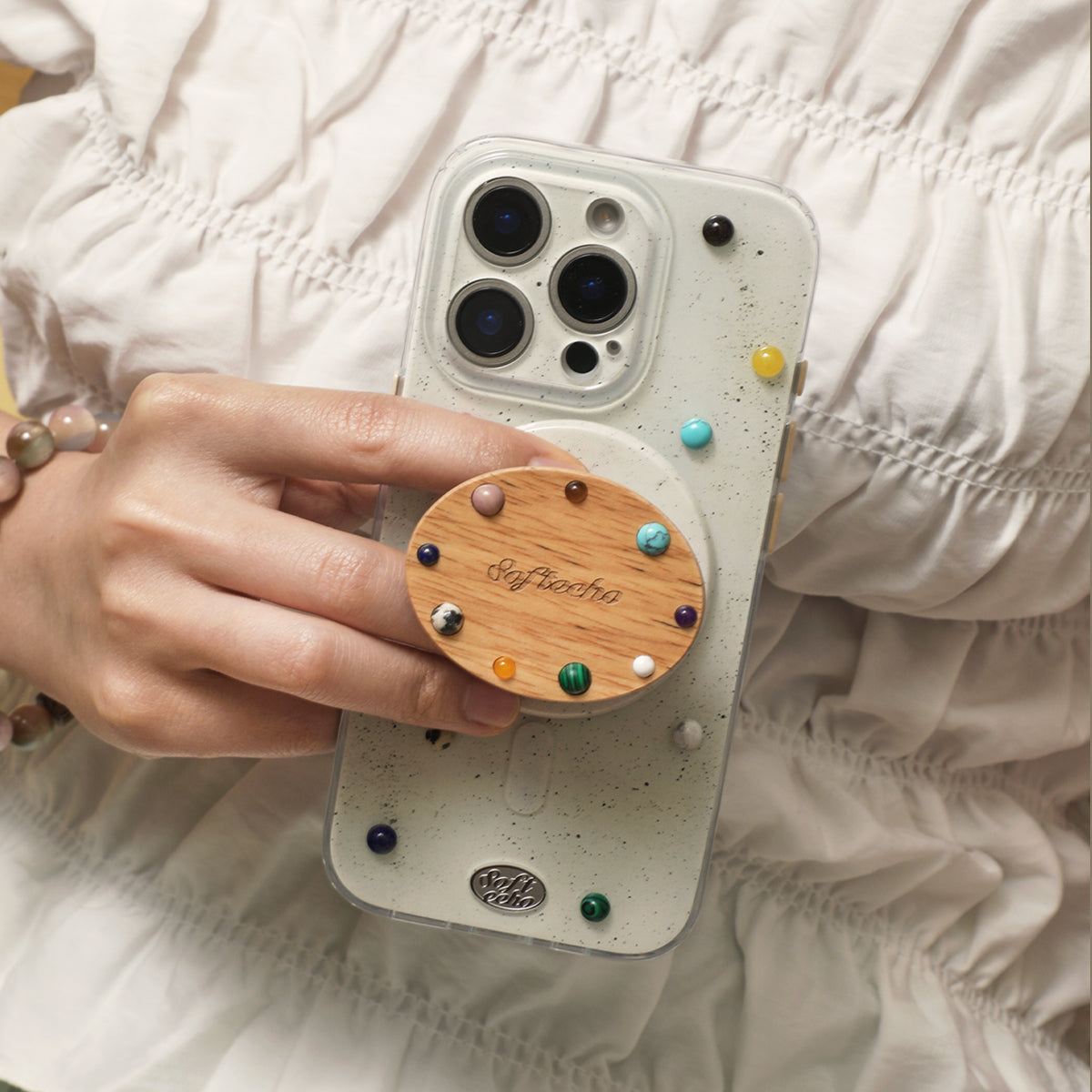 Nebula Agate Case & Stand