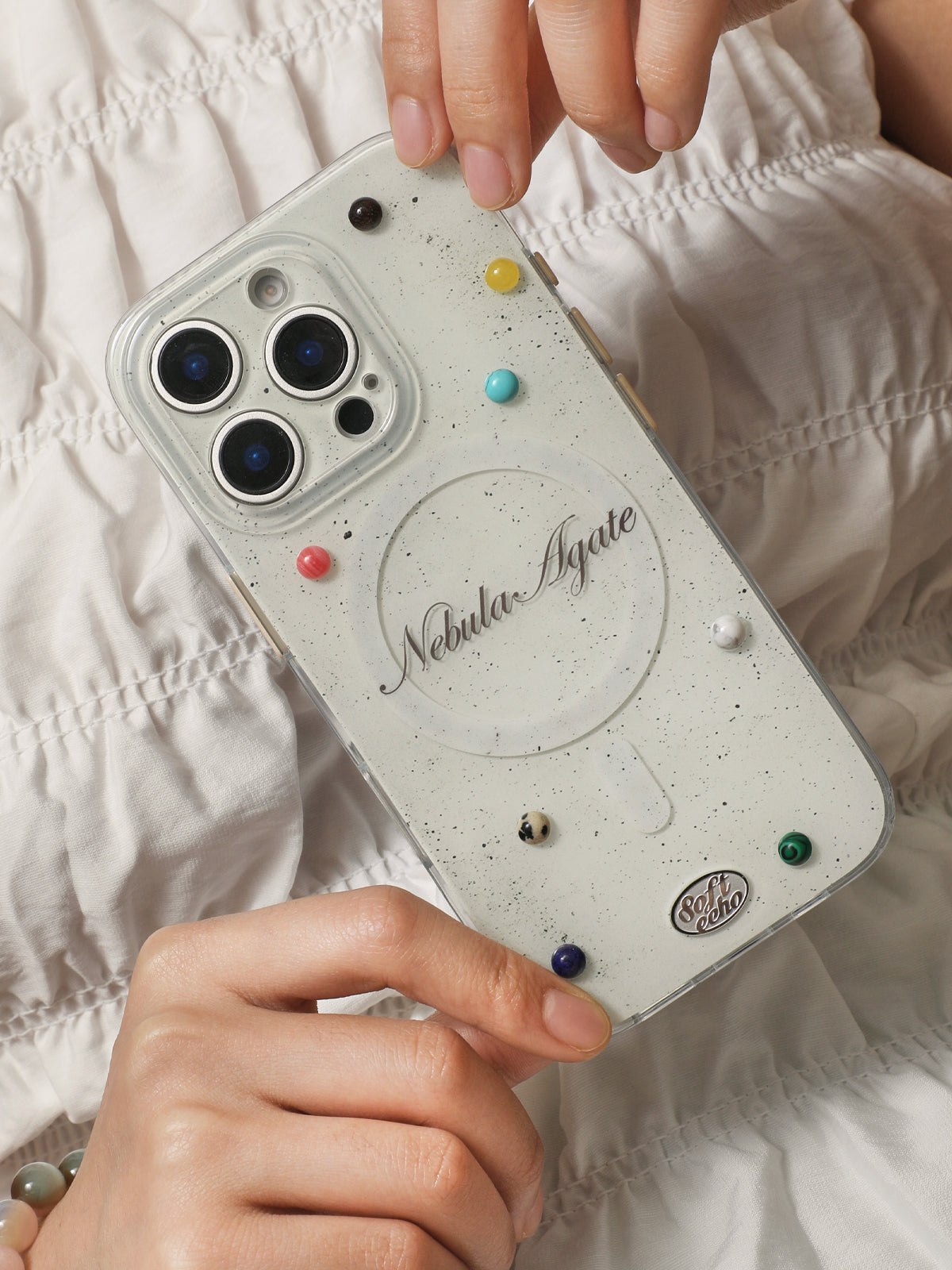 Nebula Agate Case & Stand