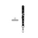 Floral Stud Leather Strap