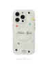 Magnetic Phone case with 'Nebula Agate' design and colorful stones