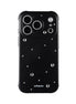 Black phone case with silver studs 